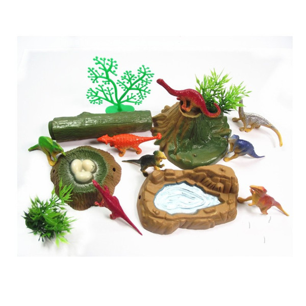 Dinosaur Scene Sand Table Simulation Dinosaurs Forest Micro Landscape For Children Toy Creative Fashion High Quality New 3wxa D1
