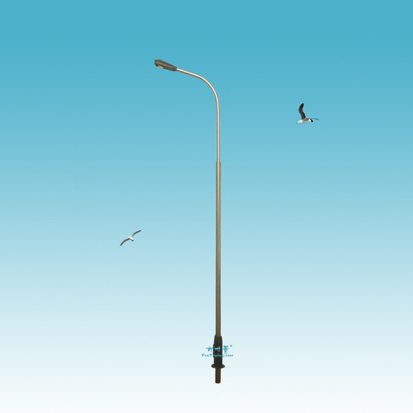 3PCS/PACK 1:87th HO scale/1:150 N scale Model Street Lights, single arm, model train/railroad/raiway layouts