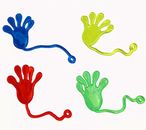 Sticky Hands Kids Party Favors Supplies Carnival Prize Assorted Colors Pinata Fillers Kids Funny Kid Toys