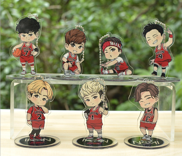 10pcs/lot ikon member cartoon standee/ keychain free shipping