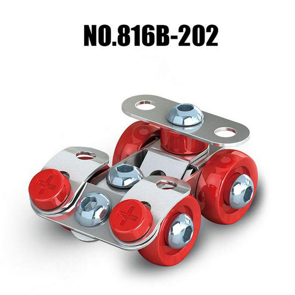 3D Assembly Metal Engineering Vehicles Model Kid Toy Car ATV Motorcycle Helicopter 4WD Car Building Puzzles Construction Toys Play Set
