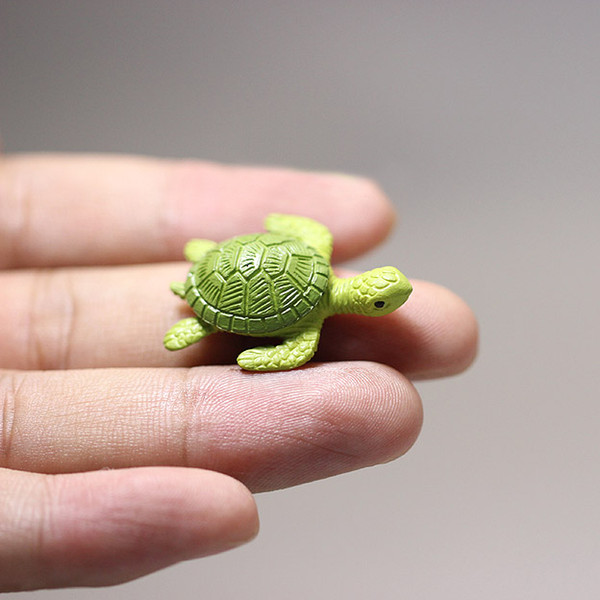 wholesale,Miniature turtle Simulation animal turtle PVC figure Miniatures Toys Education Toys ,free shipping