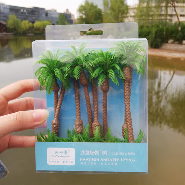 [PY04]Plastic model Palm Tree, model railroad scenery and layout