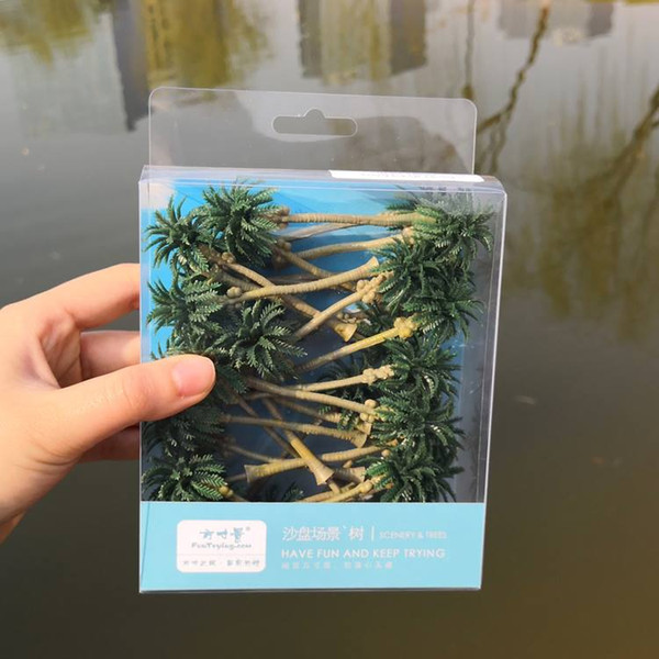 [PY02]Plastic model Palm Tree, model railroad scenery and layout