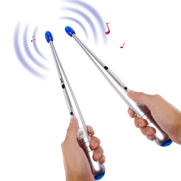 Electronic Musical Drumstick Electric Drum Sticks Rhythm Percussion Air Finger Stix Kit Novelty Gift Kids Educational Toy OTH029