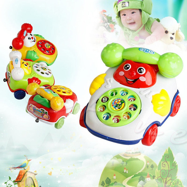 2016 Baby Toys Music Cartoon Phone Educational Developmental Kids Toy Gift New SEA