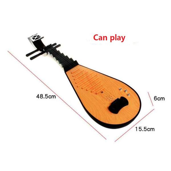 Free shipping Photo studio Children photography Props Ancient costume lute Can play Toys show Musical instrument prop plastic Small lute