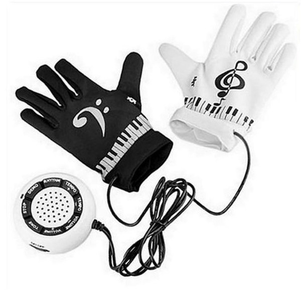 Wholesale Novelty Electronic Piano Gloves with Musical Fingertips,Piano Gloves Exercise Instrument Keyboard Musical Game Speaker toy Gifts