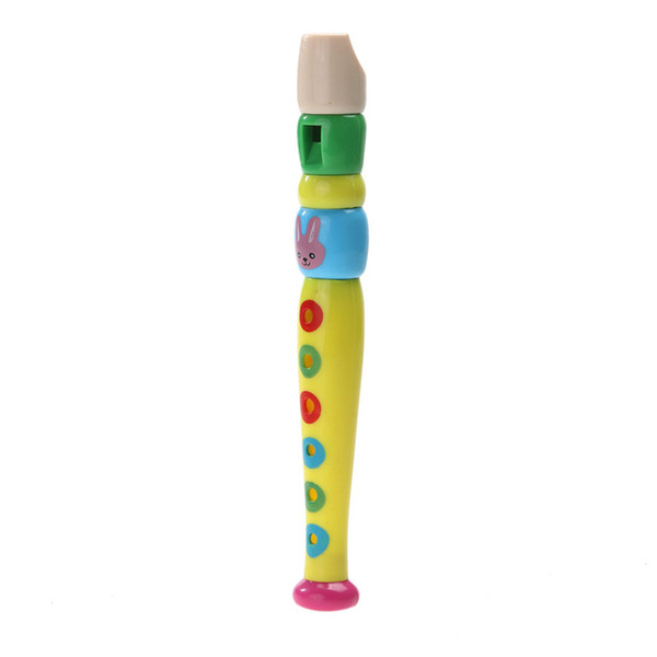 Flute Plastic Wooden Piccolo Flute Early Educational Musical Instrument for Children Music Educational Toy for Children Gift