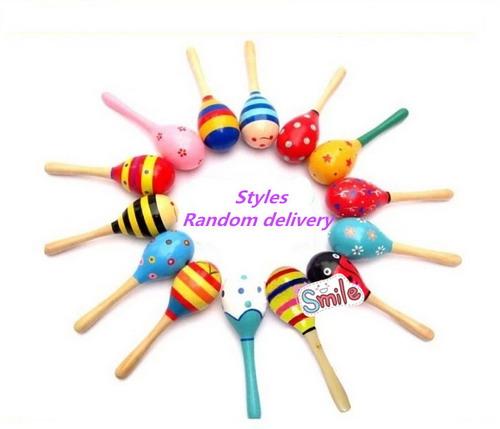 Rattle Music Instrument Orff Instruments A Large Wooden Hammer Cartoon Children Early Education Fancy A Bell Toy