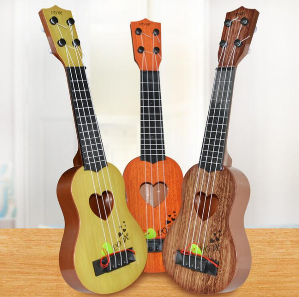 39cm/44cm Mini Ukulele Simulation Guitar Kids Musical Instruments Toy Music Education Development Kids Birthday Christmas Gift