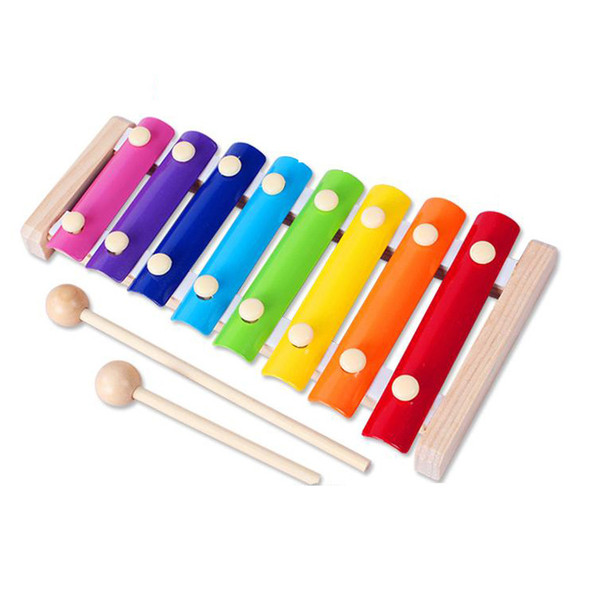 Tablet eight piano baby young AIDS children wooden educational toys Beating the xylophone Send tablature stalls selling