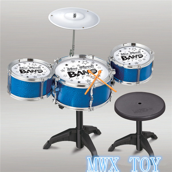Children Musical Instruments Toy Kids Colorful Plastic Drum Drum Kit Set Music lovers Cultivation education music talent gift
