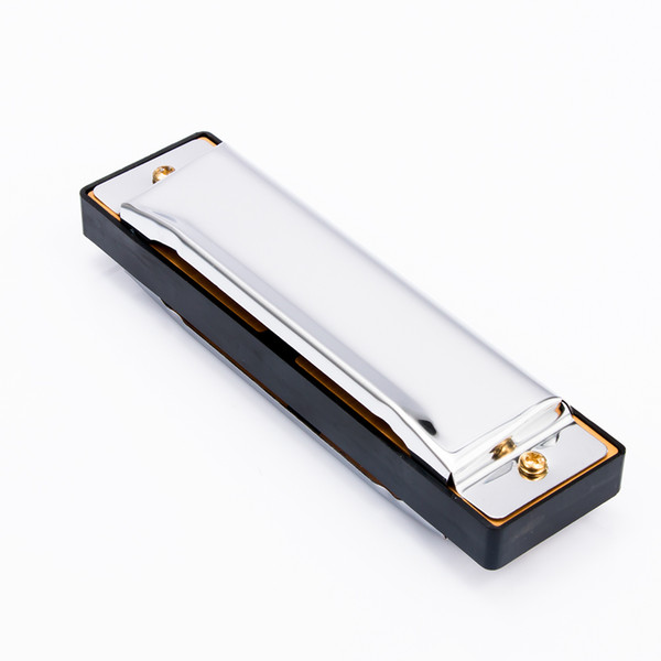 Kids Adults Blues Harmonica Musical Instrument Stainless Steel Diatonic Harmonica 10 Holes Key of C Toy with Case