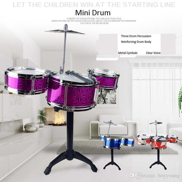 Children's Toy Drums Drum Set Free Shipping Drum Percussion Music Simulation Toy Puzzle Early Childhood Boys And Girls