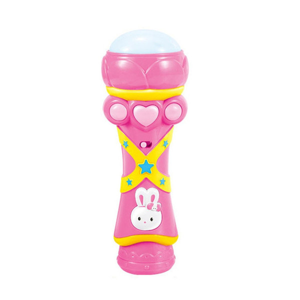Fashion Wireless Girls Boys LED Microphone Karaoke Singing Kid Funny Music Toy