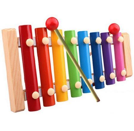 Wholesale Learning Education Wooden Xylophone For Children Kid Musical Toys Xylophone Wisdom Juguetes 8-Note Music Instrument