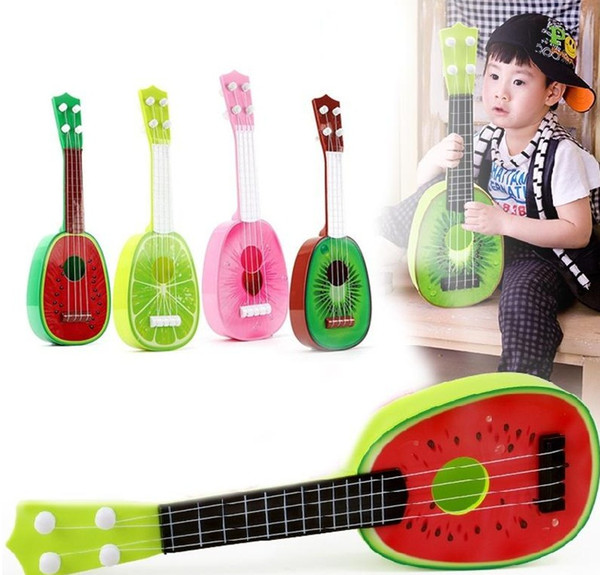 HOT new Kids Fruit Ukulele Ukelele Uke Small Guitar Musical Instrument Toy Gift Fruit Guitar
