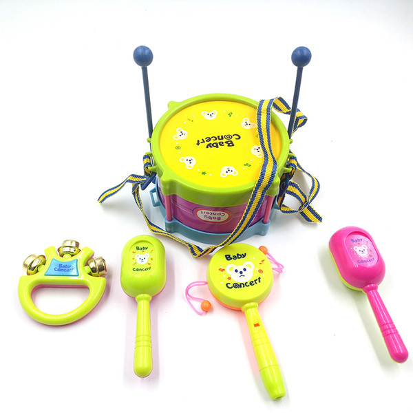 Free shipping Infants and young children Tambourine percussion Shouted drums Rattles Hands tambourine Bell Girl toy