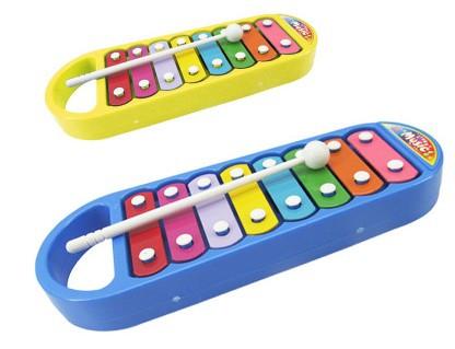 suzakoo Novelty Gag Toys Hand Knock piano Eight key instrument baby child Puzzle game toy piano music Knock rod stick