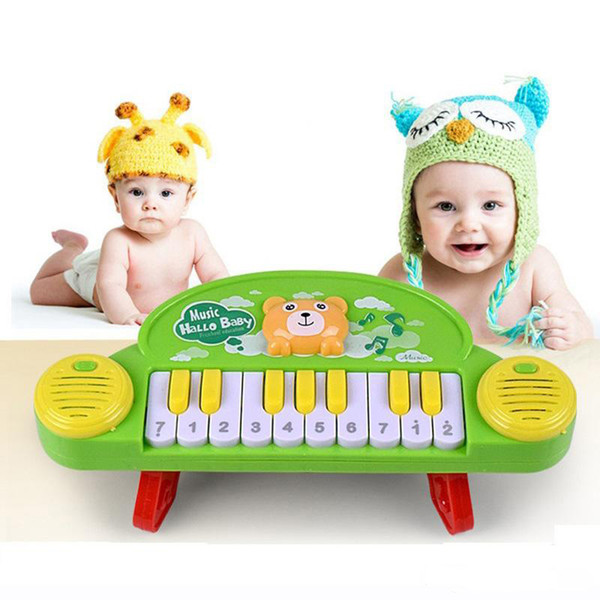 Small Piano New Infant Intelligence Electric Musical Instrument Early Childhood Education Music Cartoon Animal Toys Electronic Piano Organ