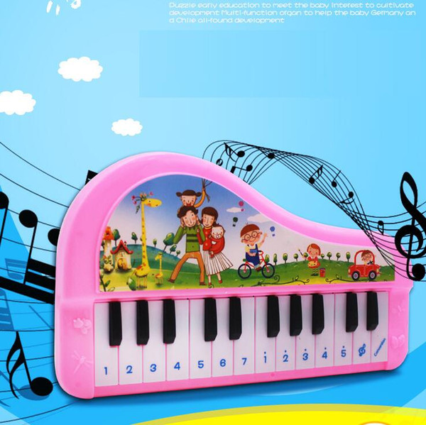 Wholesale Hand Drums Electronic Piano Educational Machine Popular Musical Instrument Toy Baby Kids Animal Piano Developmental Toys S19JS231