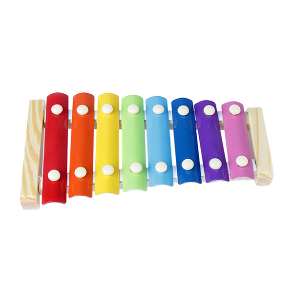 Kids 8-Note Wooden Musical Toys Teaching Aid Child Early Educational Wisdom Development Music Instrument Baby Toys