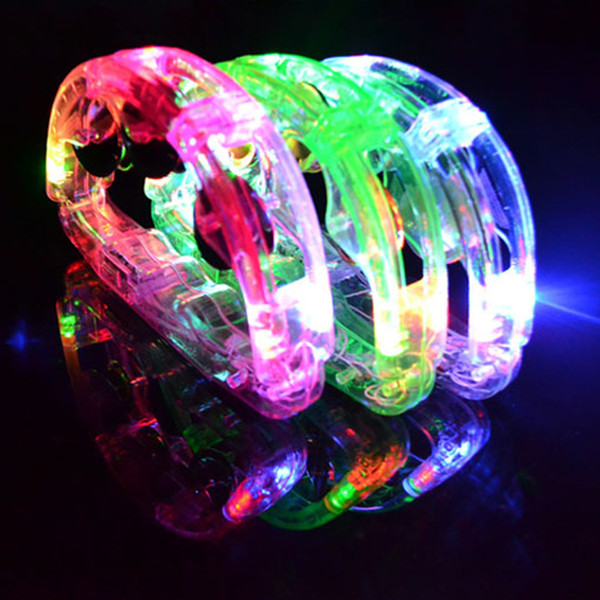 LED Flashing Tambourine Rattle Hand Bell Kids Light Up Luminous Toy KTV Bar Decoration Glow Led Lights Party Supplies