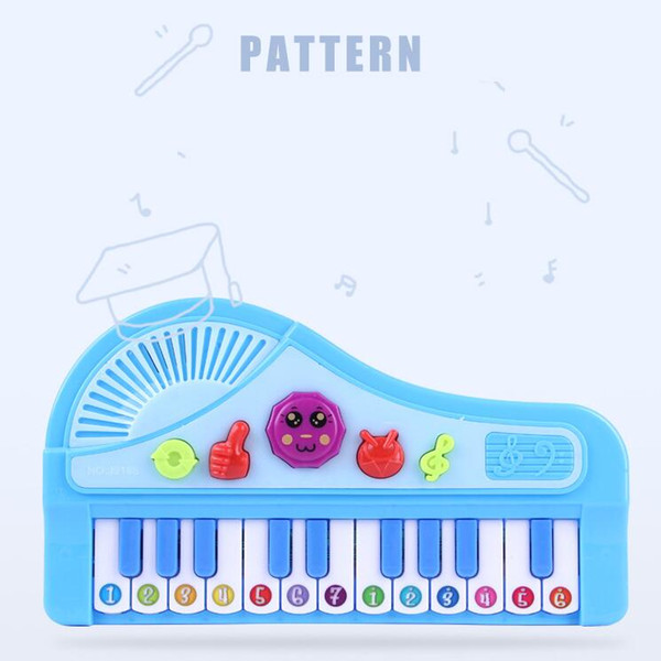 Wholesale Hand Drums Electronic Piano Educational Machine Popular Musical Instrument Toy Baby Kids Animal Piano Developmental Toys S19JS226