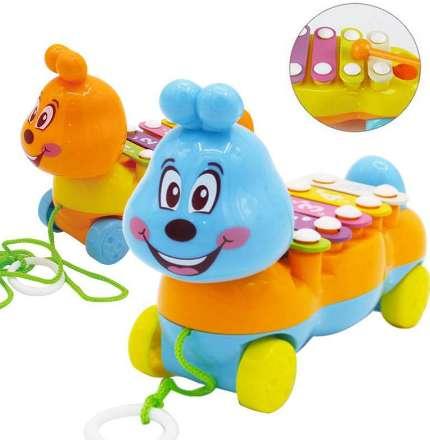 Lovely Cartoon Drawable Caterpillar Glockenspiel Instrument Musical Toy Kids Baby Early Educational Music Learning Toys