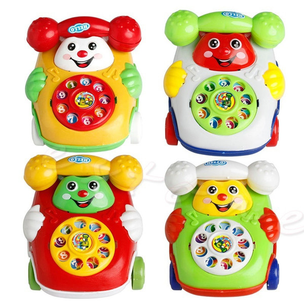 2017 hot Baby Toys Music Cartoon Phone Educational Developmental Kids Toy Gift New SEA
