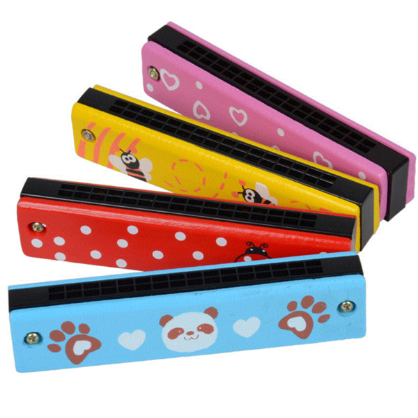Free shipping Especially cheap 32 holes child Harmonica Children's wind instruments color beginner Exercise Harmonica toy
