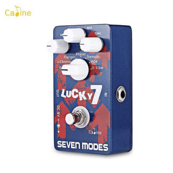 Caline Seven Modes Effect Pedal for Electronic Guitar Housing Guitar Accessories Free Digital Delay Guitar Effect Pedal Guitars