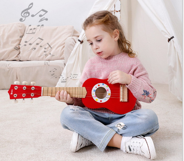 Children's Guitar Toys in Ukraine Simulated Playing Kindergarten Toys with Men's and Women's Mini Musical Instruments