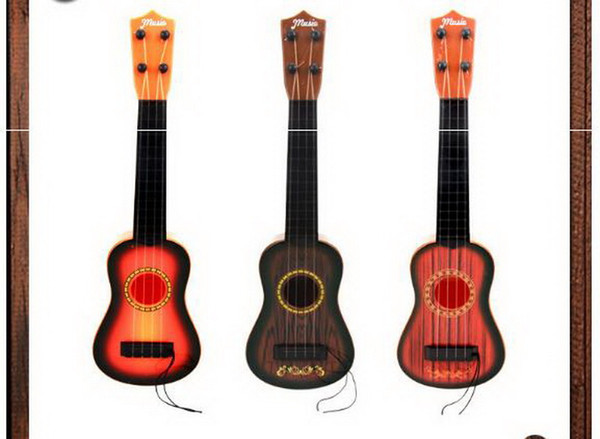 Guitar Mini-Early Childhood Education Simulated Ukrainian Hand-Played Little Guitar Music Toy Gift for Children Enlightenment Instruments