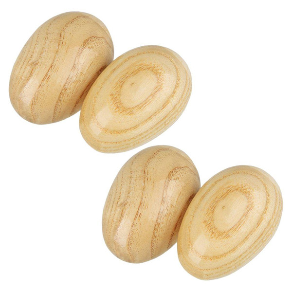 200pcs Egg Shaker Wood Egg Shakers and Musical Instruments for Baby Percussion Toy and Instrument for Kids and Babies