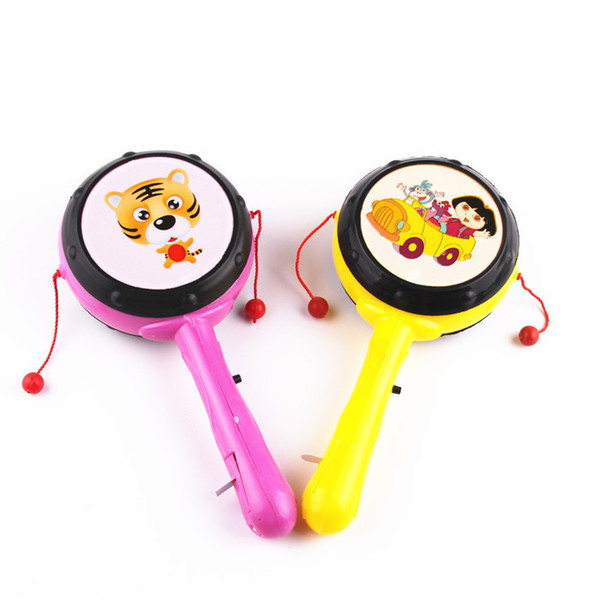 Light emitting flash cartoon plastic rattle rattle rattle hot traditional toys