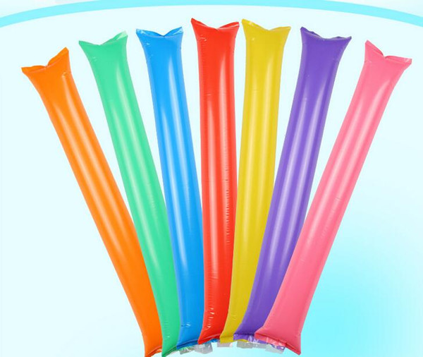 hot selling pvc material inflatable cheer stick concert usage inflatable balloon stick party decoration toy cheer stick free shipping