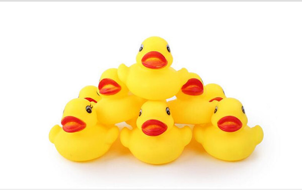 Plastic Material and PVC Plastic Type funny rubber duck toys baby swim pool toy mini yellow duck noisemaker toy duck 