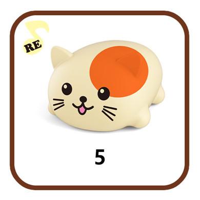 High-grade scale cat toy, exquisite workmanship, food grade silicone material, 1 set = 8 can be pronounced cat