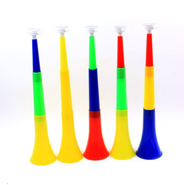 Football Stadium Cheer Horns European Cup Vuvuzela Cheerleading Horn Random Color Musical Instruments Removable For Kids Trumpet Toys 732