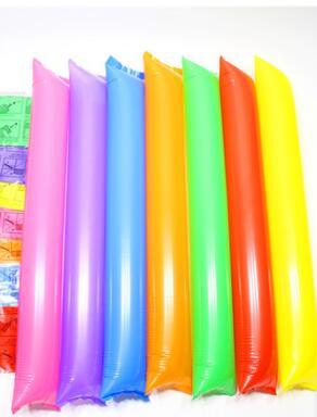 60cm clapper ballon beach Inflatable Sticks cheerleading sports game up stick party concert fan stick cheering inflatable stick