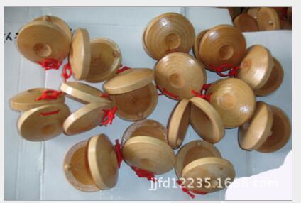 10000pcs Wooden Sounding Boards Round Dance Board Plate Musical Instruments Toys free shipping