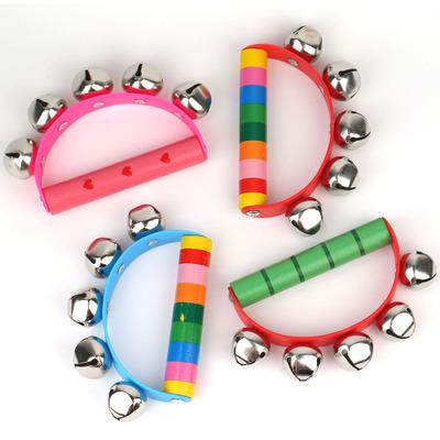 Baby rattle baby music toy Ringing big bell Kindergarten dancing bells