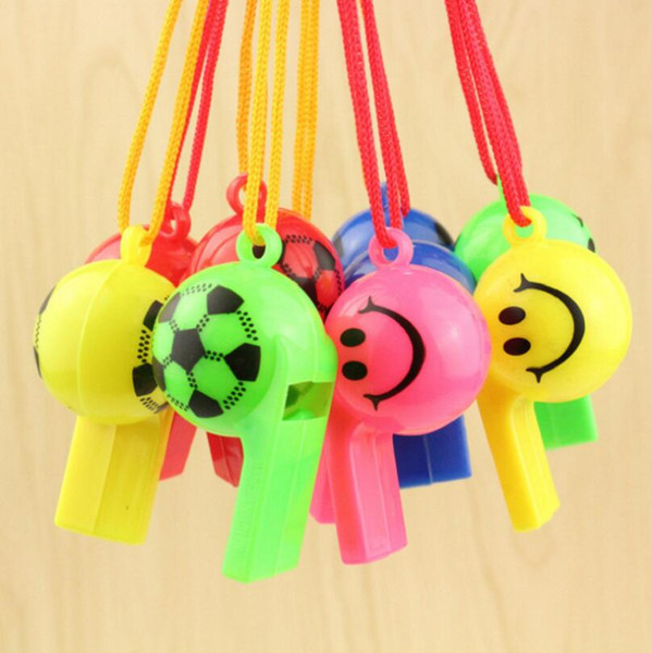 Cheerleader Whistling Smile Football Whistle Toys Kids Toy Cheering Tools For Games Toys 50 P/L