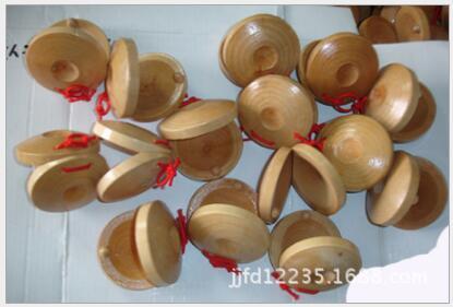 10000pcs Wooden Sounding Boards Round Dance Board Plate Musical Instruments Toys free shipping