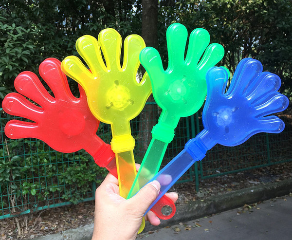 28CM large hand clapping light emitting plastic Cheer Items