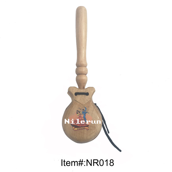 percussion instrument solid wood castanets