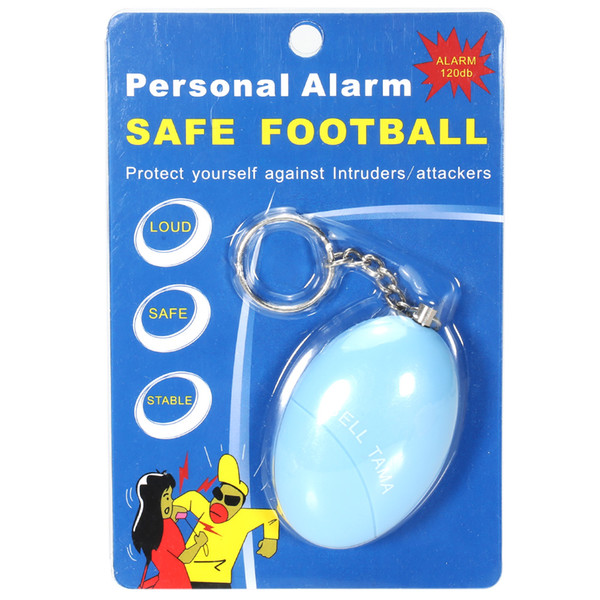 Personal Alarm Bell Tama Loud Safe Stable 120 Decibels Mini Portable Keychain Alarm Safe Football Panic Anti Rape Attack Self Defence