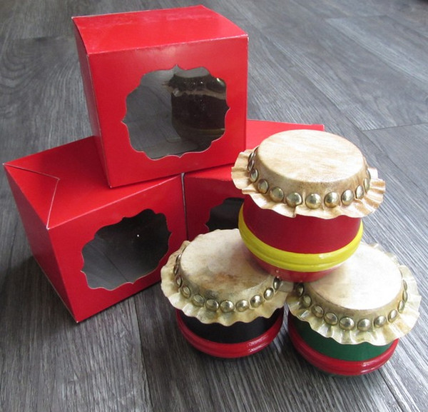 China mini lion dance drum Children lion drum toys Household restaurant bar decoration craft 039